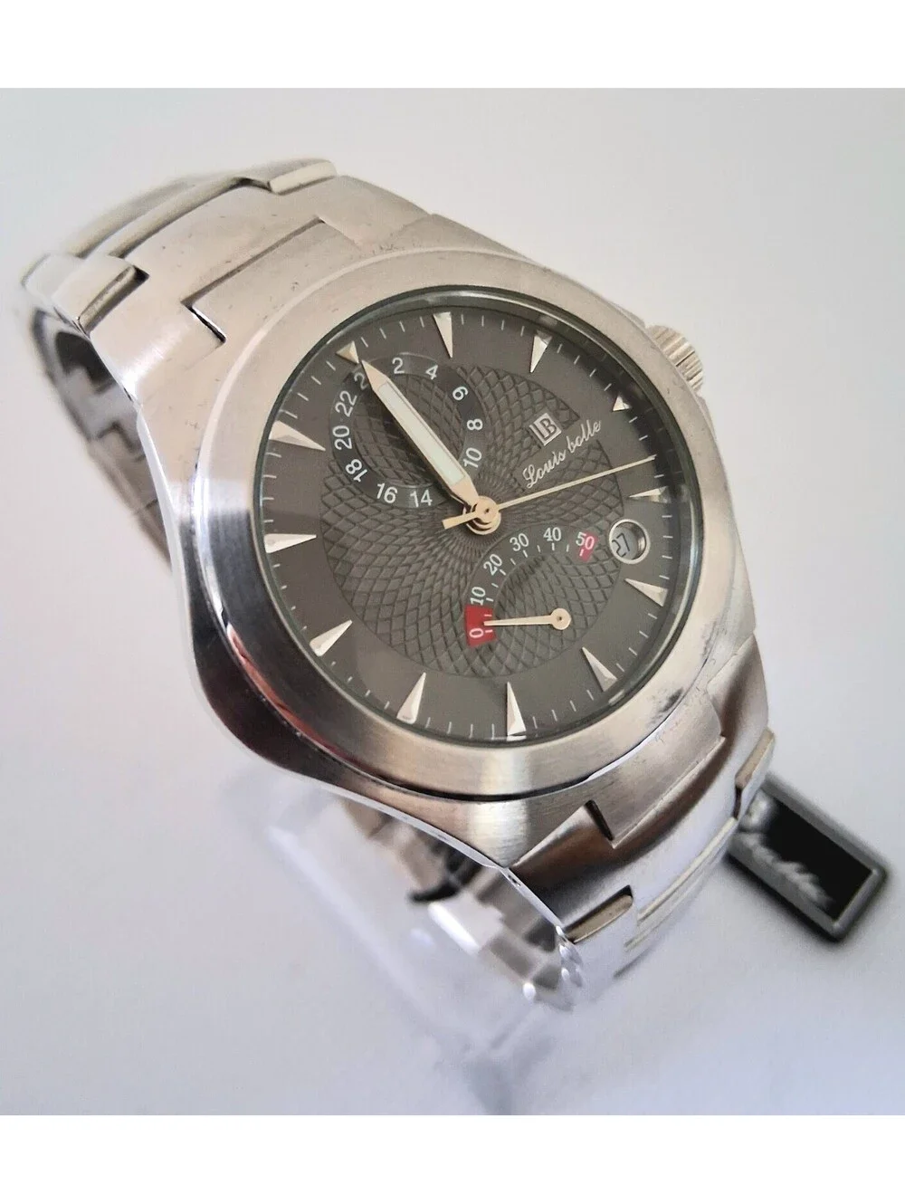 NEW IN BOX Rare Louis Bolle SS 5977-2560 Automatic Men's Swiss Watch